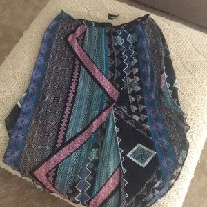 Express; funky pattern skirt